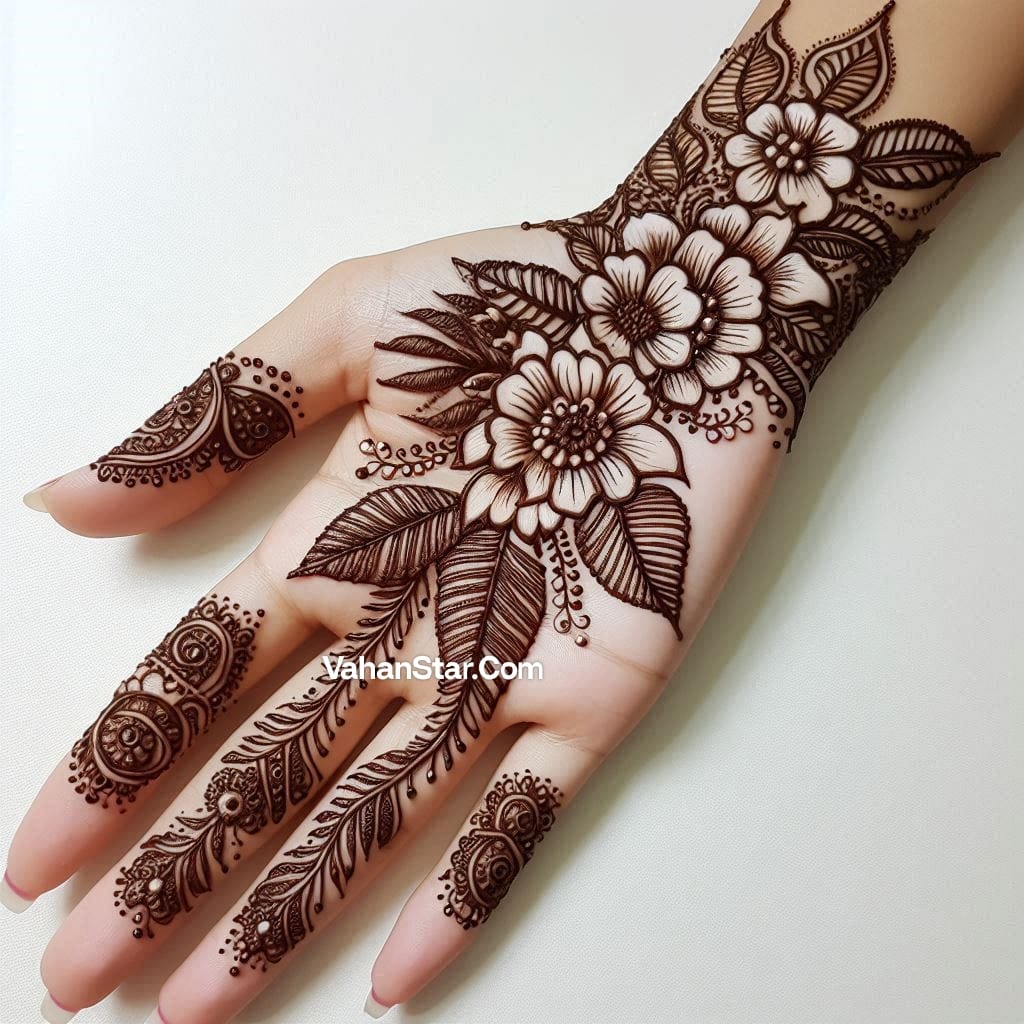 Patta mehndi design Simple पत्ती मेहंदी डिजाइन सिंपल