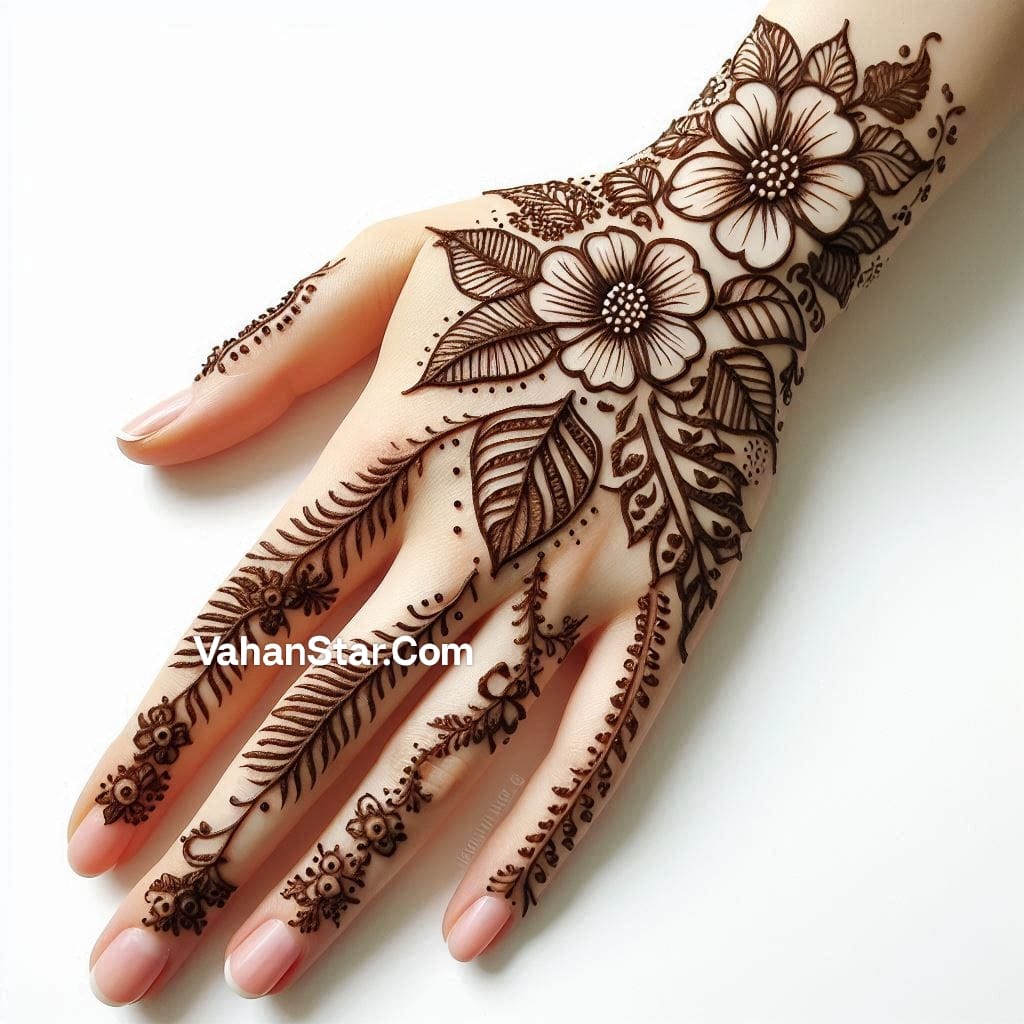 Phool patti mehndi design फूल पत्ती मेहंदी डिजाइन