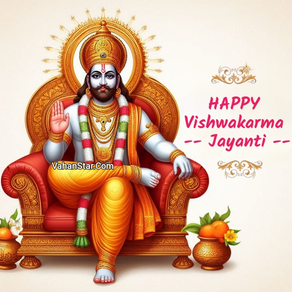 विश्वकर्मा जयंती की हार्दिक शुभकामनाएं पोस्टर 2024 vishwakarma jayanti ki hardik shubhkamnaen poster