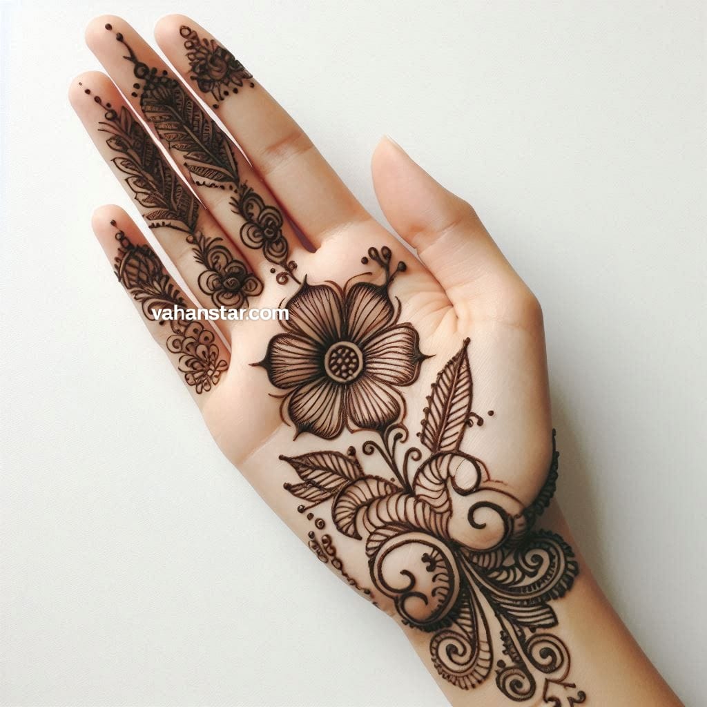 hath ke piche ki mehandi design halki mehndi design photo ulte haath ki mehndi